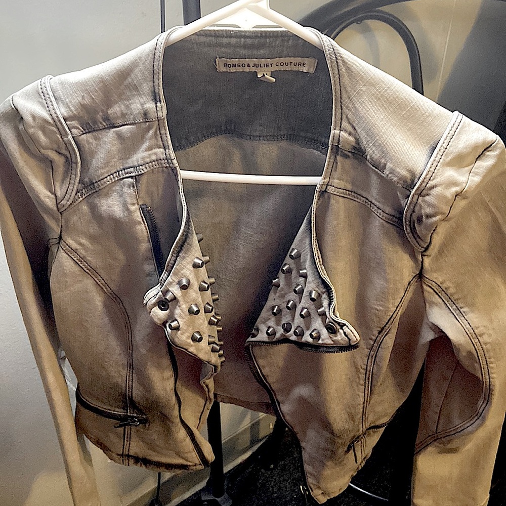 Romeo And Juliet Couture Biker Jacket